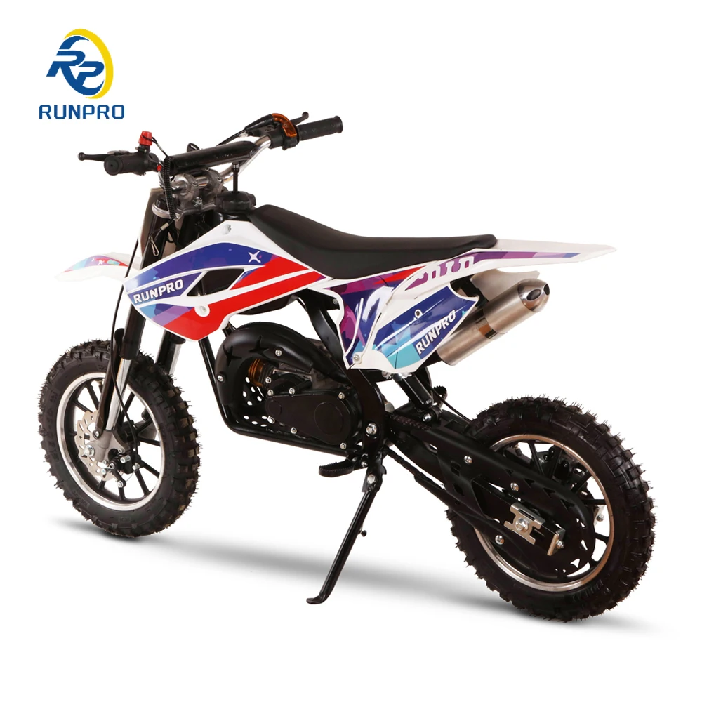 49cc 10/10 Wheels 2 Stroke Kids Moto Cross Mini Motorcycle Racing Motorcycles