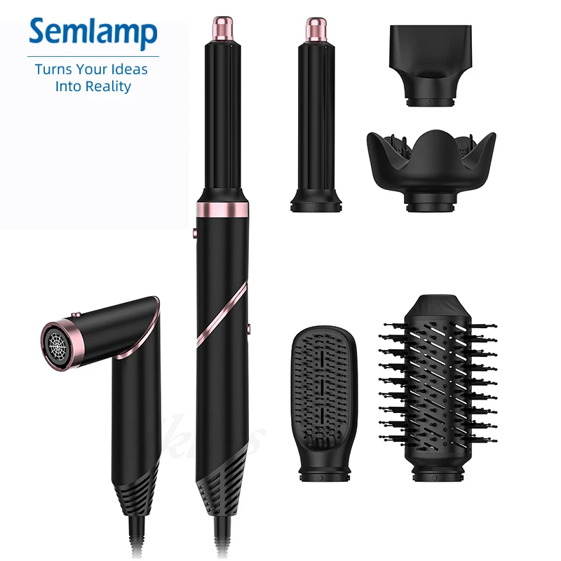 Best New 60000 Rpm Brushless Motor 6 In 1 High Speed Hair Dryer Professional Salon Electric Hair Dryer