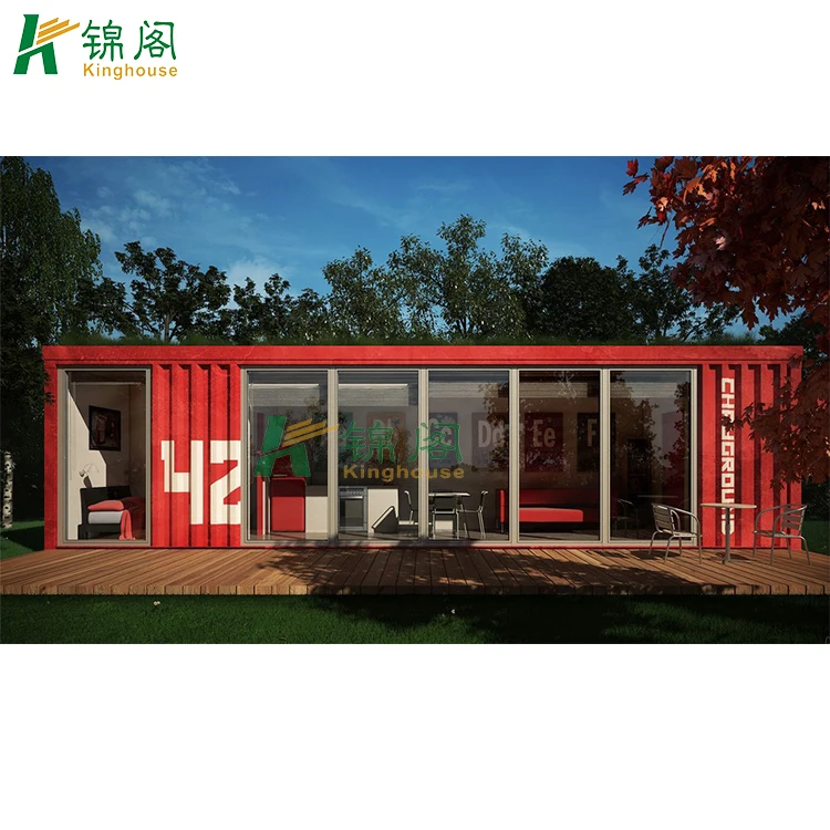 Transportable Ready Made Prefab House 40ft Luxury Home Container Houses