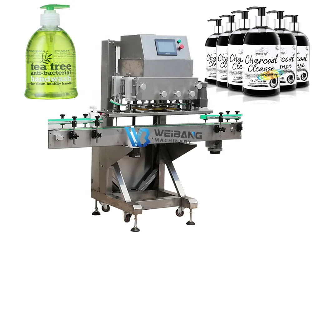 Automatic trigger spray head capping machine linear capping machine