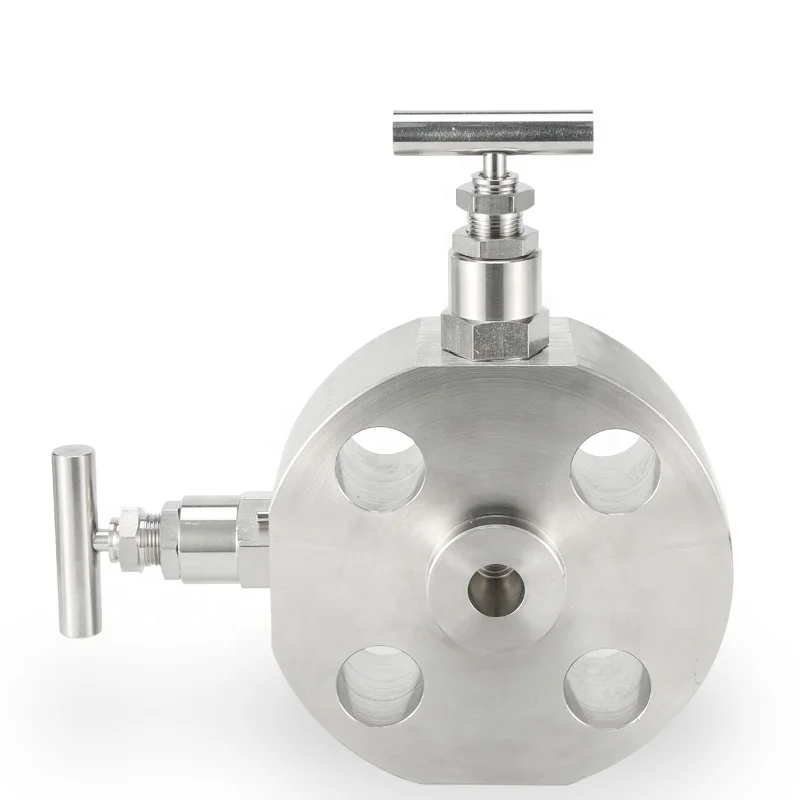High Pressure 316SS Swagelok Type OS&Y One Piece Design Stainless Steel Flange DBB Monoflange Double Block Bleed