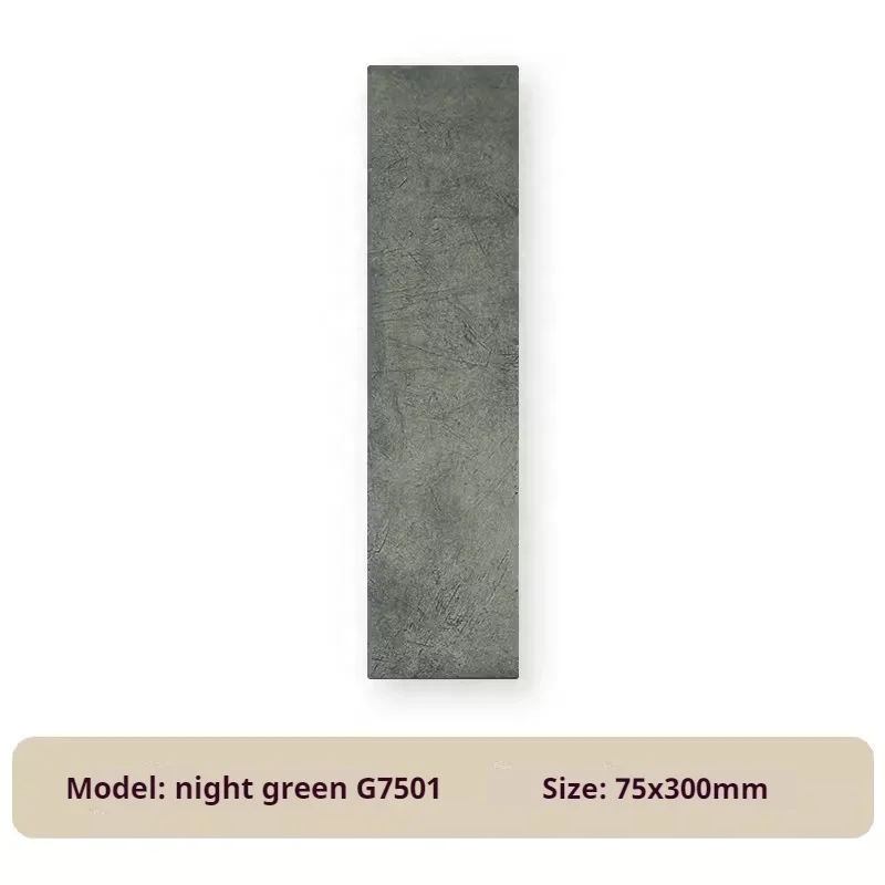 High Quality Wavy Surface Modern Glazed High Glossy 75x300mm 3x12 Inch Blue Subway Ceramic Tile Kitchen Backsplash Shower Wall
