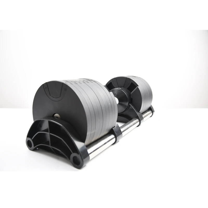 2022 New Custom LOGO 32kg weight 72lb adjustable dumbbell set dumbbell rack gym equipment use for home fitness Suzhou China