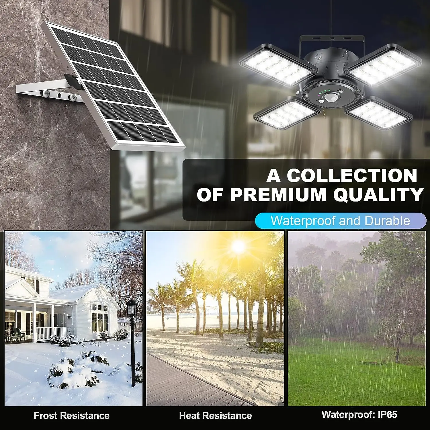 Solar chandelier   Outdoor indoor solar motion sensor shed light   Daytime work light Belt