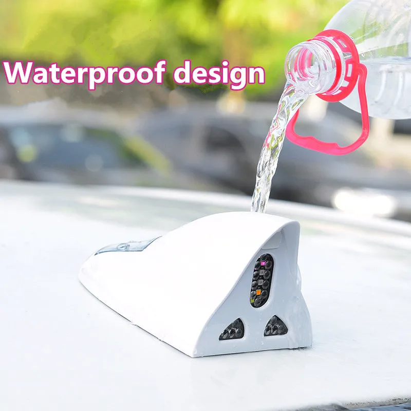 Car LED Warning Light GPS Antenna hf/vhf Radio Wireless Signal Universal cb/gsm Digital aerial Strobe Light Shark Fin Antenna