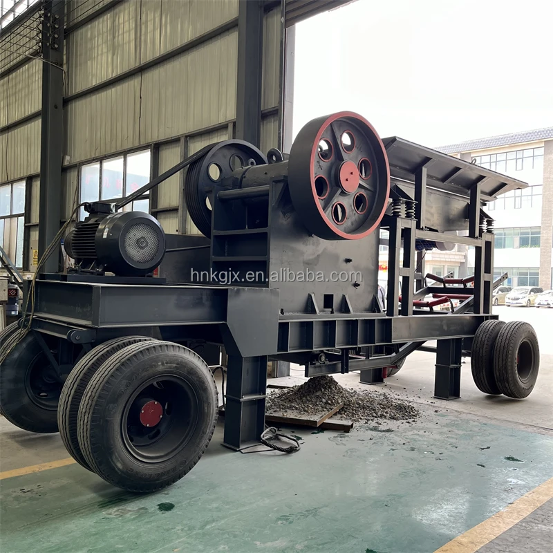 Portable diesel engine Small hammer crusher Mini mobile Coal gangue limestone Gold ore rock crusher Price stone crusher