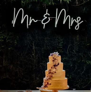 hot sale personalised neon sign acrylic wedding decoration neon lamp decoration led neon lights