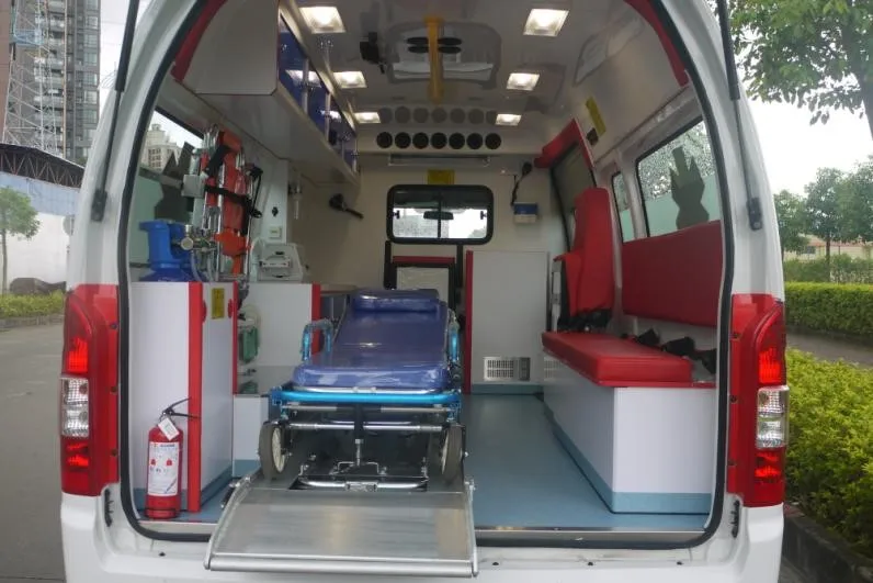  Hiace Высококачественная машина скорой помощи фургон мониторинг ICU спасательный транспорт больница медицинская для