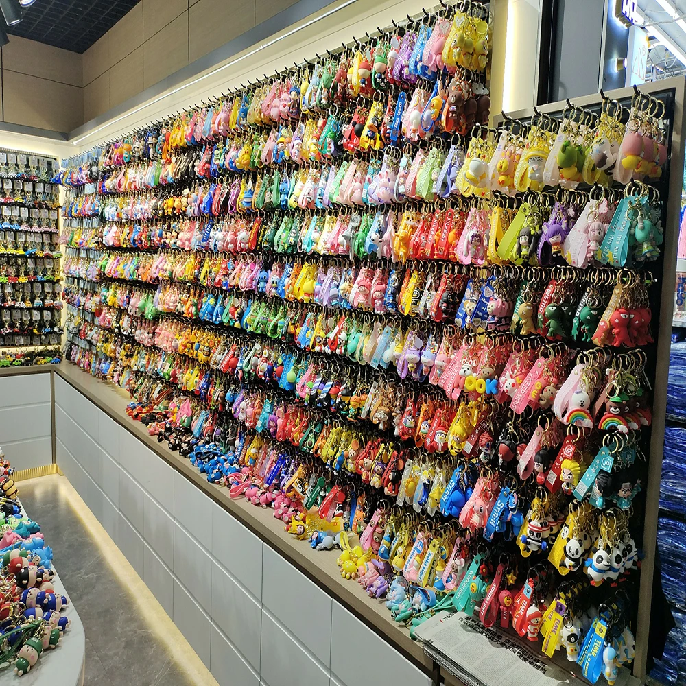 llaveros llavero de goma PVC Silicona Dibujos Animados 3d Silicone Keyrings Kawaii Cute Cartoon Toy Key chain Rubber Key chains