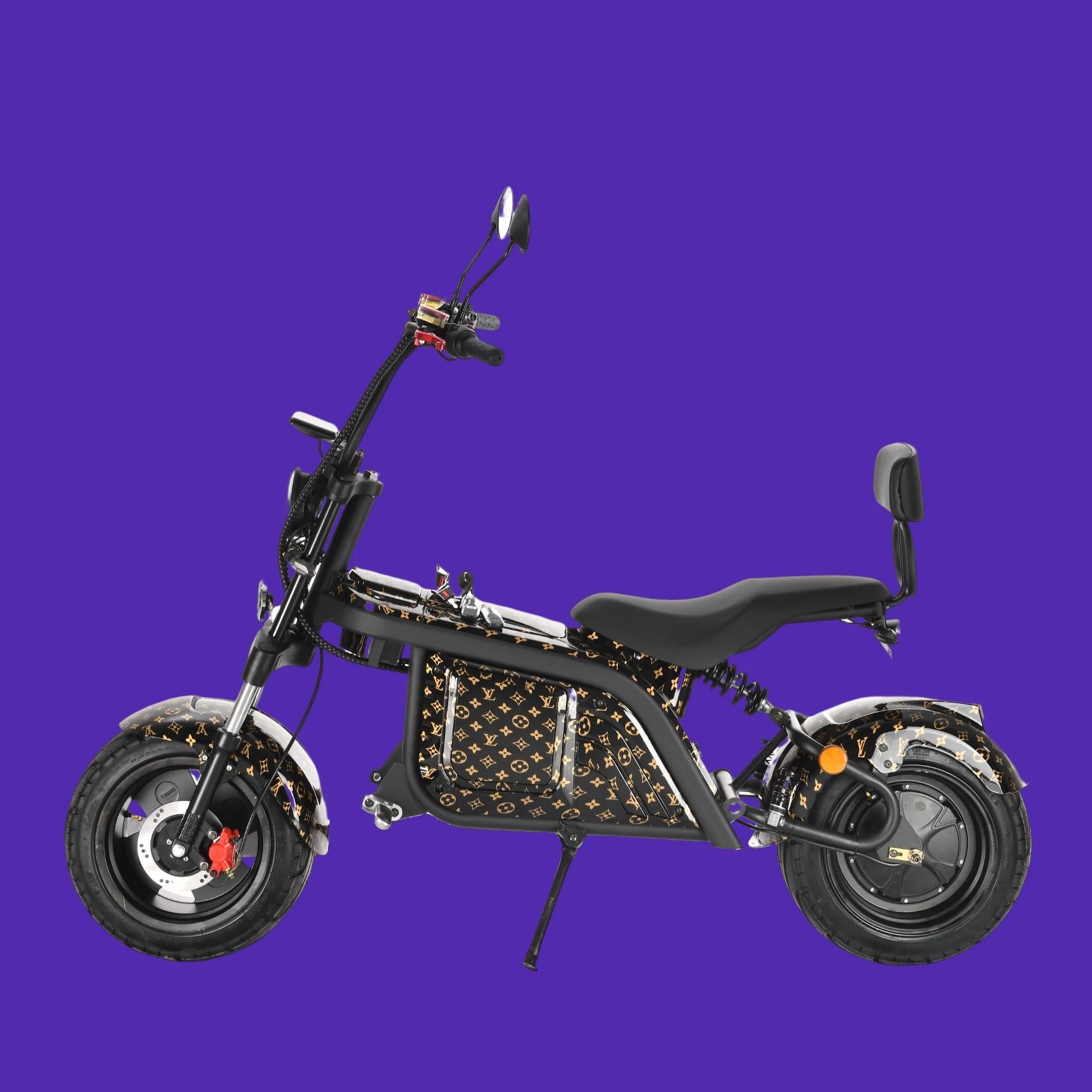 YIDE New Model Eec Coc 3000W Removeable Battery Electric Motorcycle Scooter Citycoco E Scooter