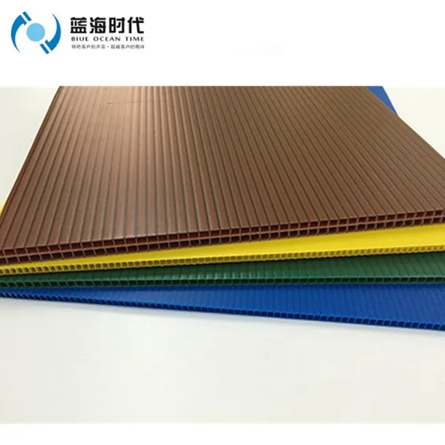 Черные esd проводящие ПП гофрированные листы, антистатический coroplast/correx Лист