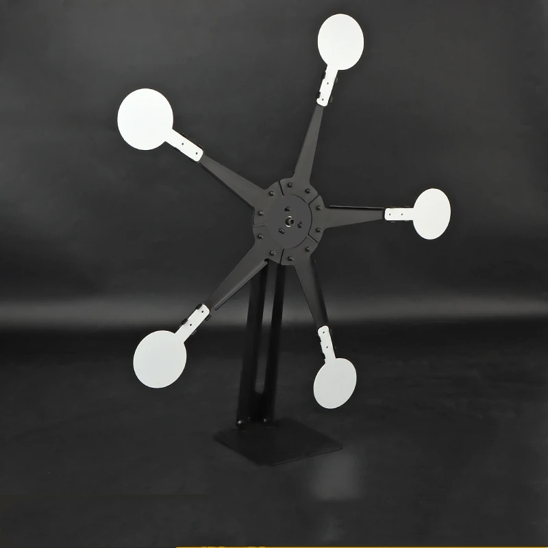 WOSPORT Alloy Star Target With Magnetic Bullseye Outdoor Training Auto Reset Target