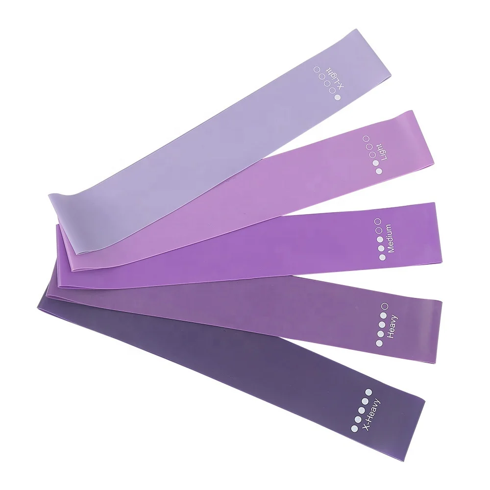 High Quality 100% Latex Elastic Rubber Resistance Band Loops Gym Home Fitness Workout Bands Resistance Custom Logo