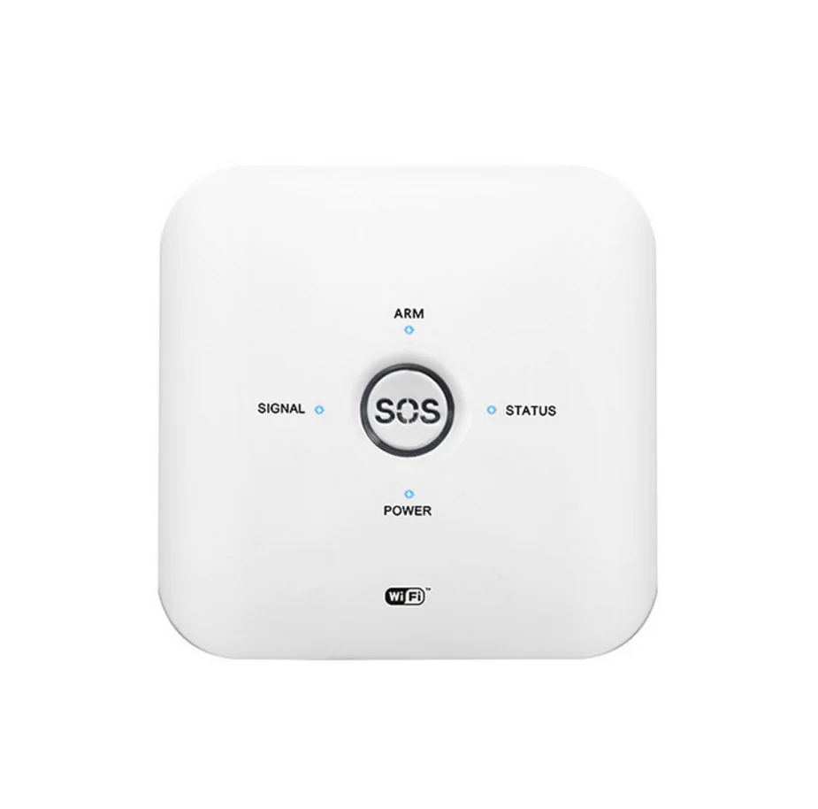  Умная Беспроводная система сигнализации Tuya Wi-Fi + GSM совместима с умными устройствами безопасности
