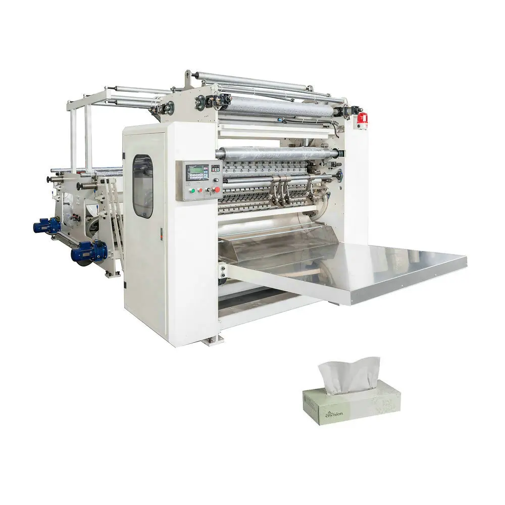 Easy operation automatic facial tissue paper making machine