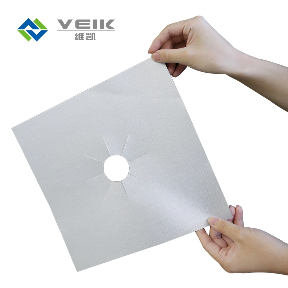 High quality cooking protectors black gas stove burner covers gas stove mat