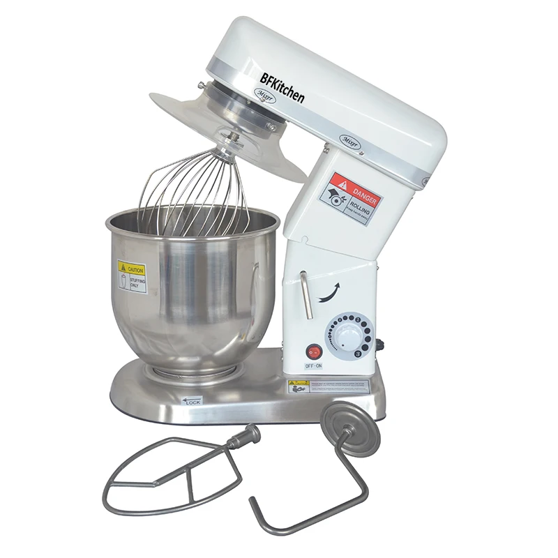 Electric Food Mixer - 7 Liters With Timer No Guard CE Belt Transmission for
