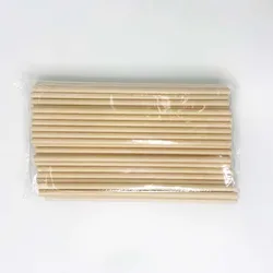 March Expo 2022 hot selling China Wholesale Supplier Eco-friendly Food Drink Cocktail Biodegradable Natural color Custom Disposable Drink Paper Straw