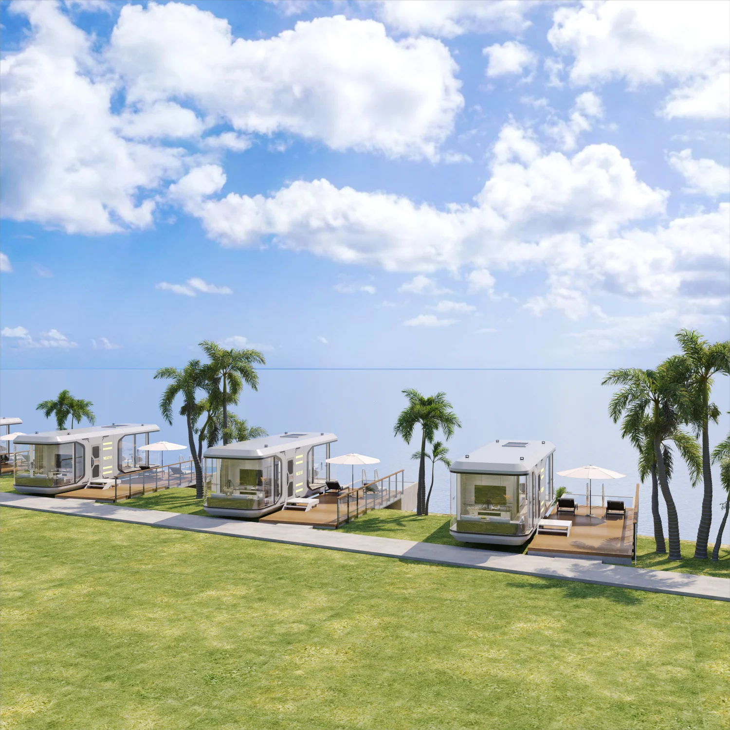 Modern Bedroom Furniture Sleep Bed Modern Luxury Portable Resort Building Capsule Hotel Mobile House