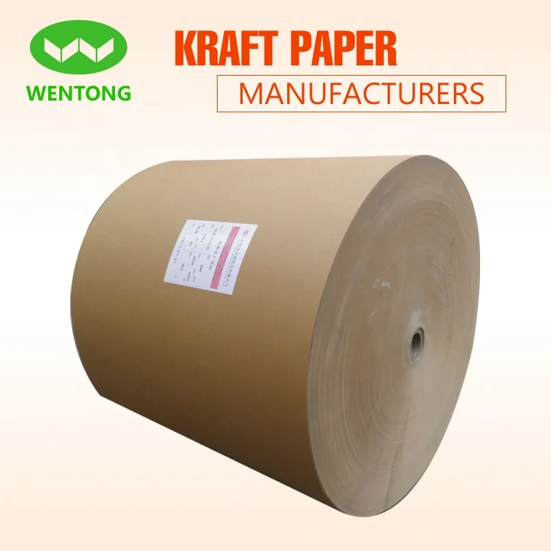 Alibaba supplier made in china brown kraft paper price per ton