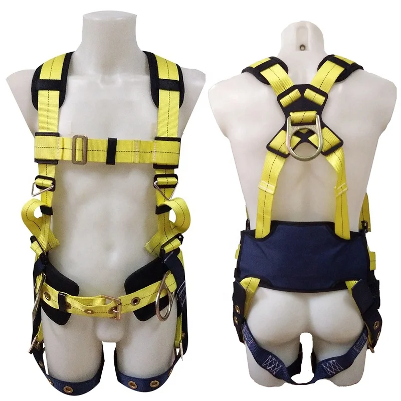 Meet CE/EN361 standards 100% polyester fall protection full body Safety harness