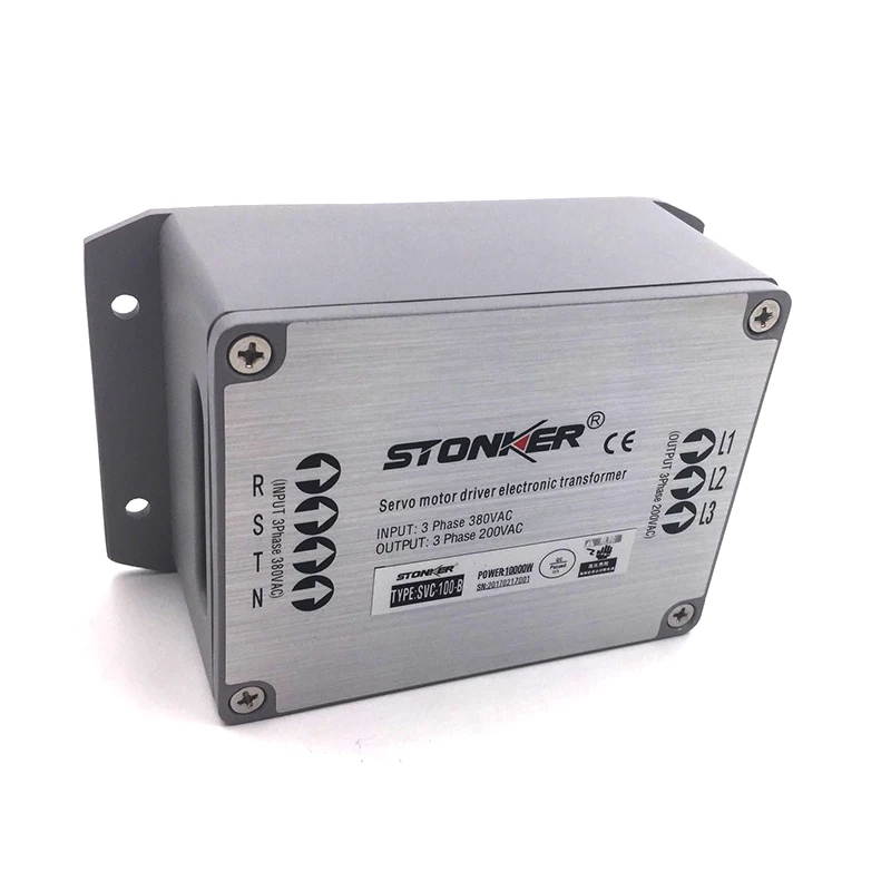  1KW трехфазный серво трансформатор SVC-010-A 380V до 220V мотор сервопривода электронный