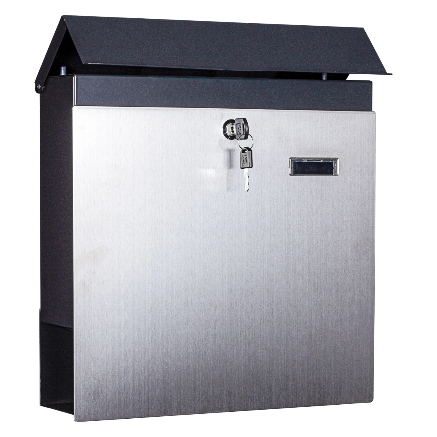 Wall Mounted Factory Customized Stainless Steel Newspaper Letterbox Modern Rustproof Newspaper Box Waterproof  Metal Postbox
