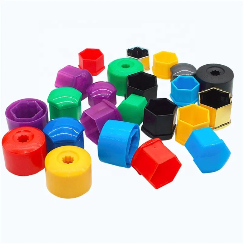 17mm 19mm 21mm  Tire Screw Caps Wheel Decorative Plastic Shell Nut Protective Cover