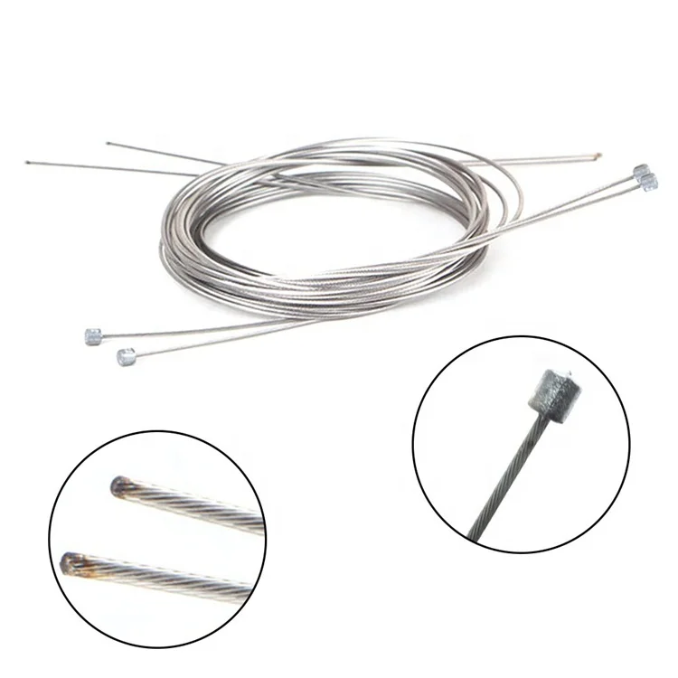 Support Customized Bicycle Spare Parts Cg125 Brake Cable Inner Wire Cable 1*19 1.5mm
