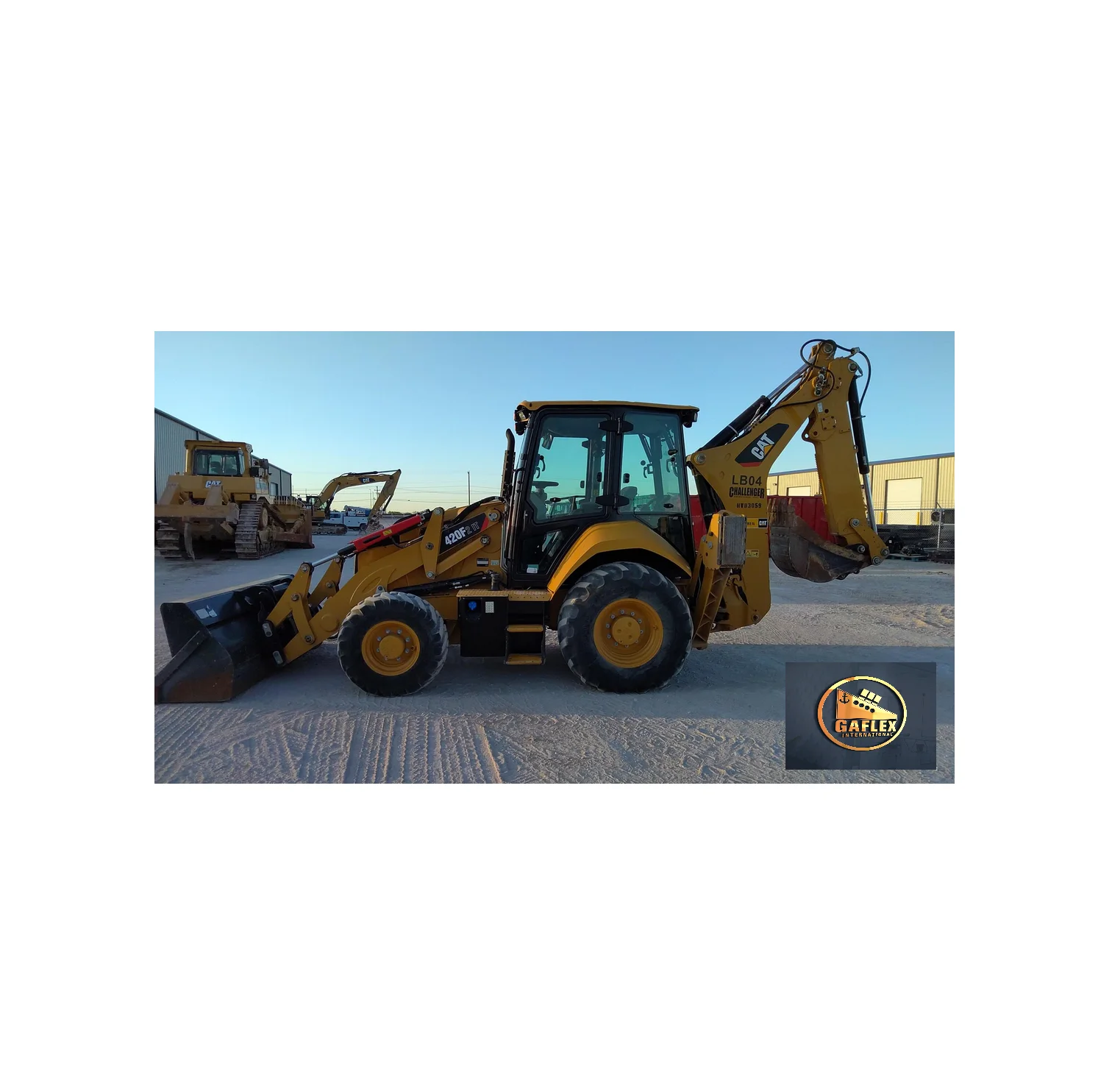 used CTA backhoe loader for general construction, demolitions and excavations, landscaping, asphalt breaking