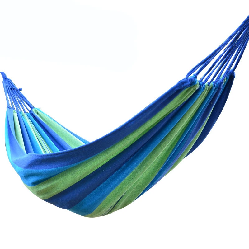 Fast Delivery Custom Double And Single Outdoor Folding Knit Hammock Camping Boho Style Camping Hammock Swing