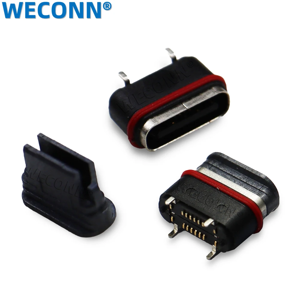 Высокая точность Type-c материнская плата 16p Ip68 Водонепроницаемая вертикальная наклейка Usb разъем Женский Usb порт