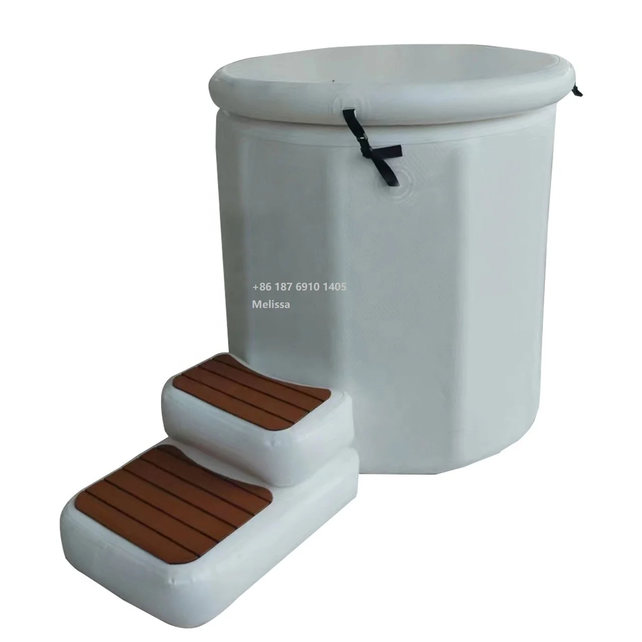 Inflatable Pool Cold Water Plunge Recovery Barrel Outdoor chiller inflatable portable ice tub bath with chiller filter