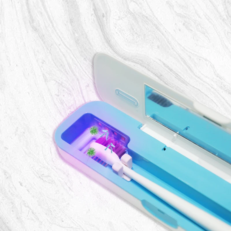 Hot sale high quantity toothbrush sterilizer and holder uvc led sterilizing box