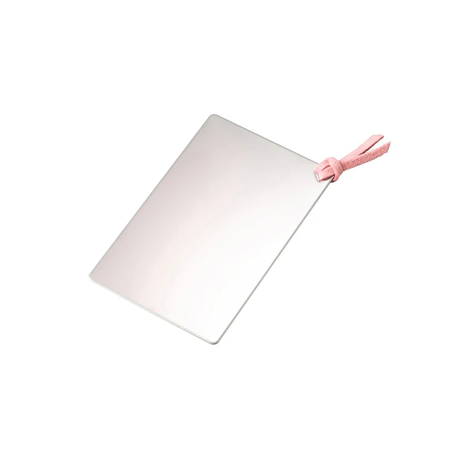 
 Wholesale compact stainless customized desktop hand make up mirror  