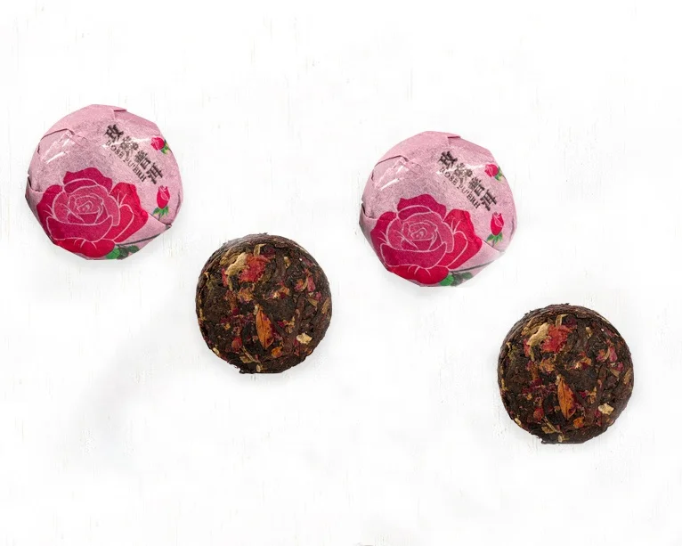 Мини-Чайная чаша Tuocha смешанная с розами и имбирем