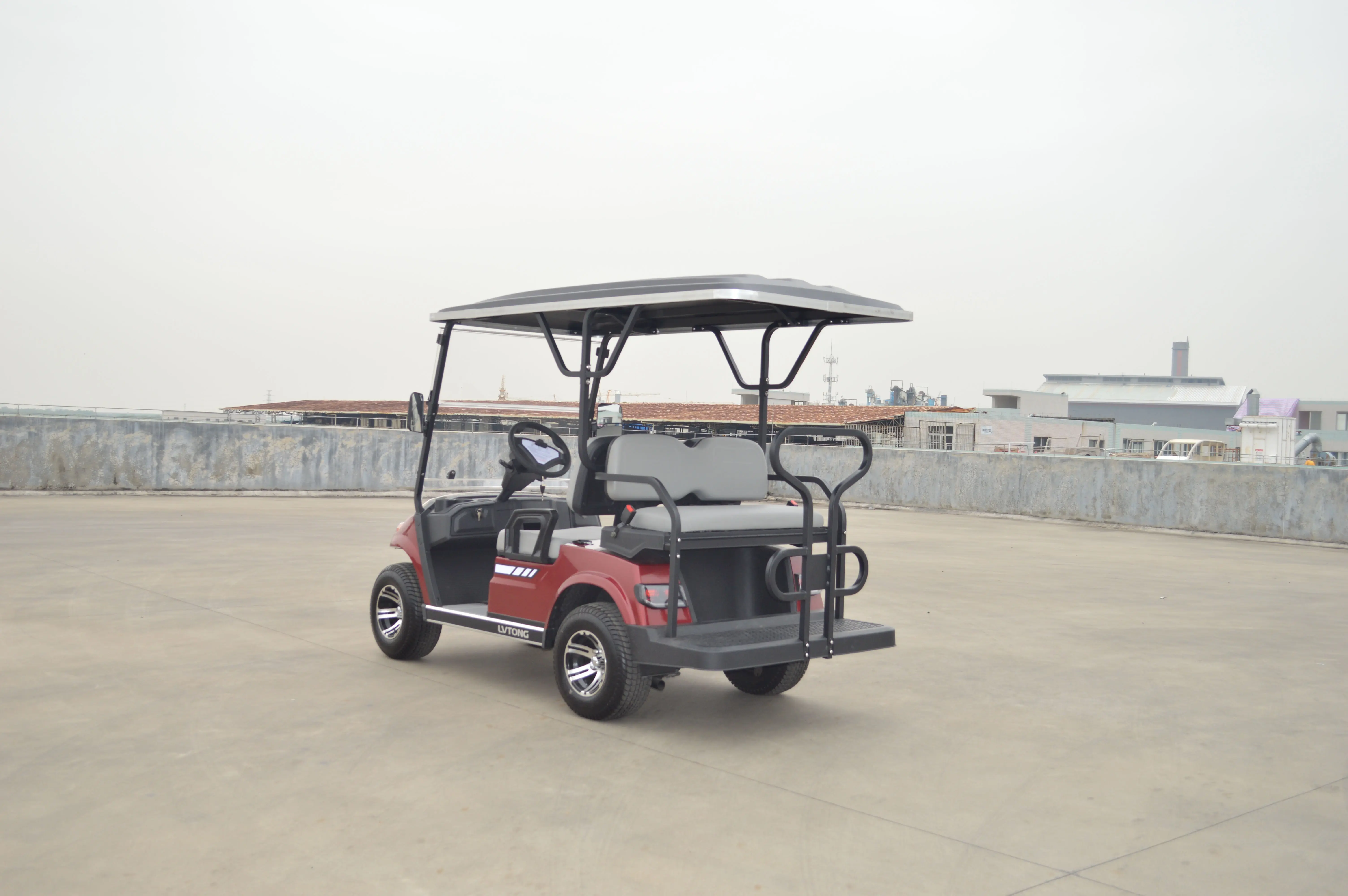 Chinese 48v Electric Golf Cart 4+2 Seater 4kw Lithium Off Road Golf Cart Hunting Golf Buggy