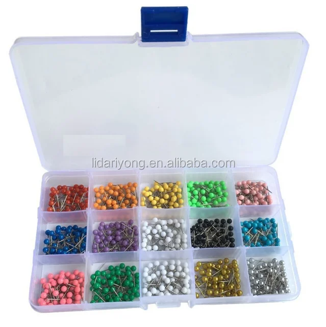 Multicolor Round Ball Head Thumb Tack Push map pin For Marking