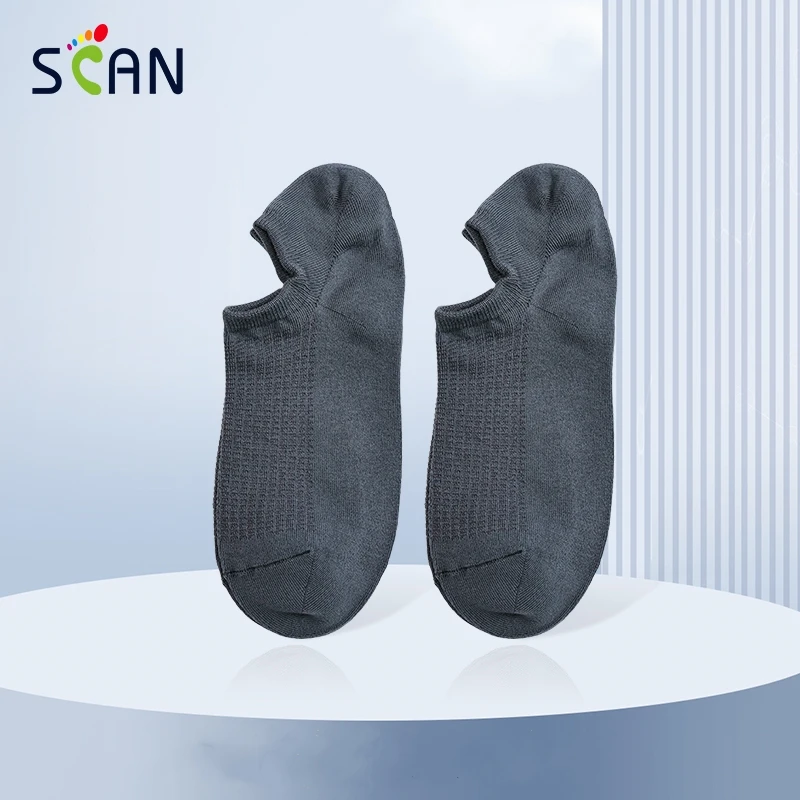 Cheap Low Cut Ankle Socks Mens Business Socks High Quality Custom Socks Wholesale Bulk Production Disposable Black White Gray