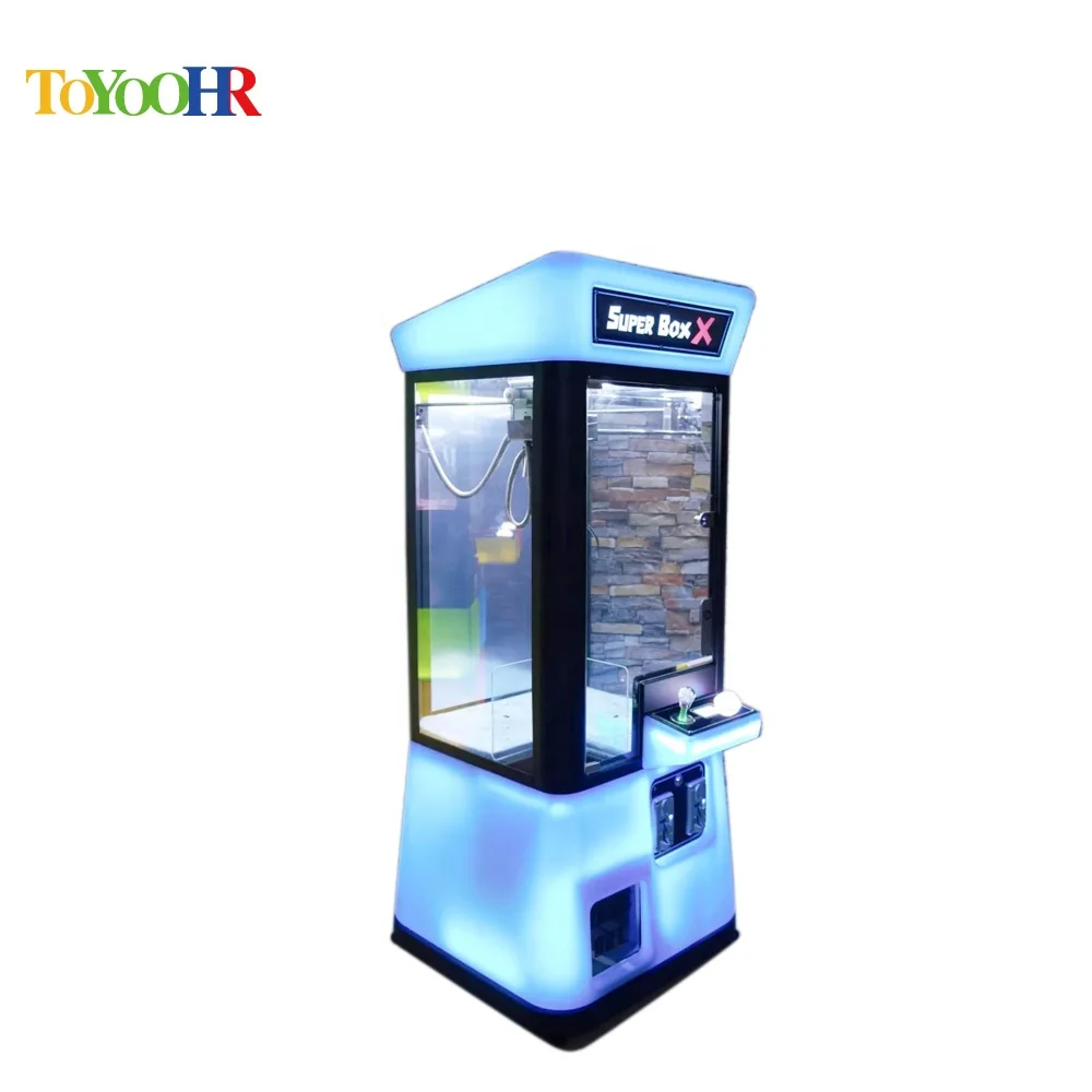  New Design Coin Operated Mini Plush Super Box 2 3 X toy claw crane