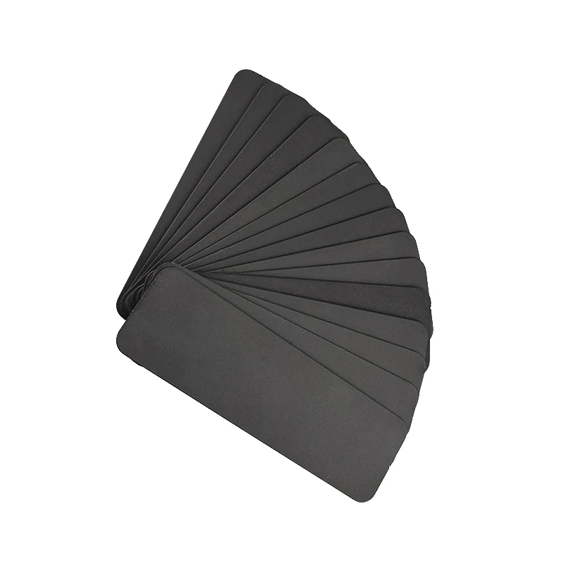 Custom Sandblasting Processing Metal Aluminum Card Professional Customization Laser Cutting Varies Color For Business