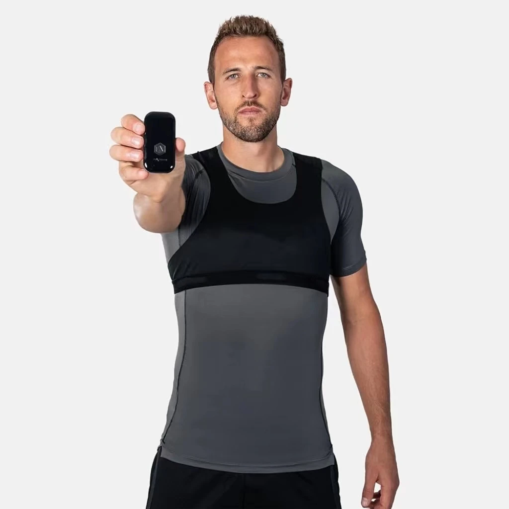 Спортсмен серии GPS Football Activity Tracker Спортивный Футбол Производительность майка Топ носимая технология управления приложением