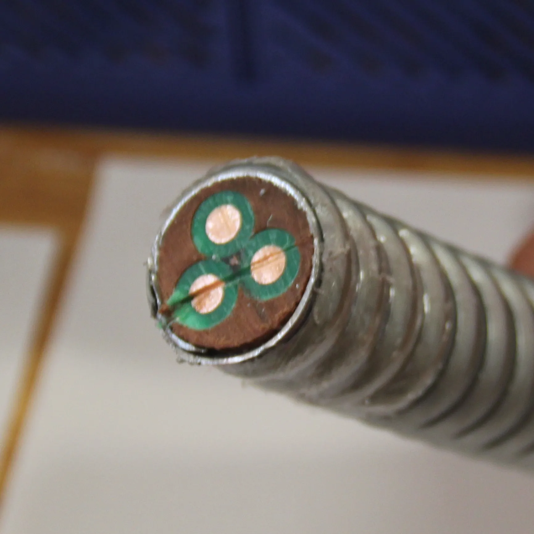3x10mm2/3x20mm2/3x33mm2 EPR insulated and sheathed, galvanized steel tape interlocked armoring cable for submersible oil pump