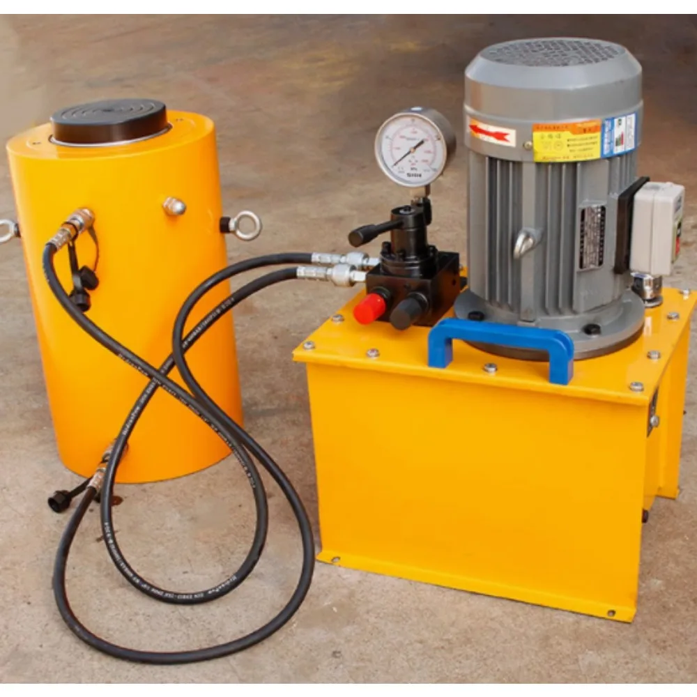 Электрический гидравлический домкрат раздельный вертикальный