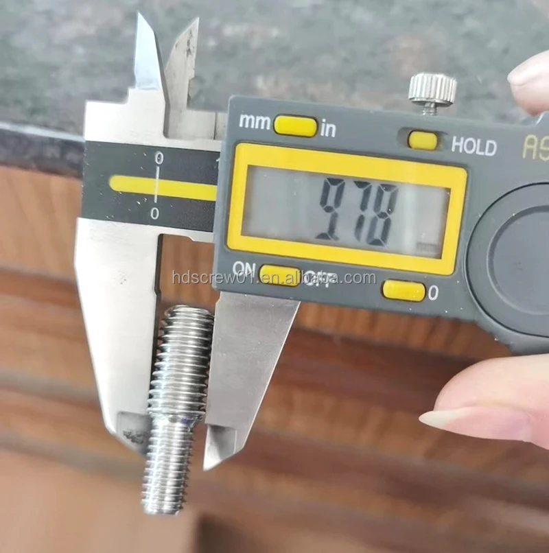 OEM ODM Transfer Screw 304 Stainless Steel M8 M10 M12 Thread Adapter Outside Thread Double Head Transfer Screw Bolt