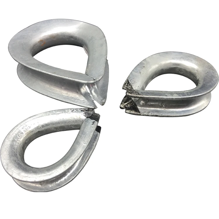 Free Sample Iso Certification 10mm Wire Rope Thimble 1/16 Thimbles