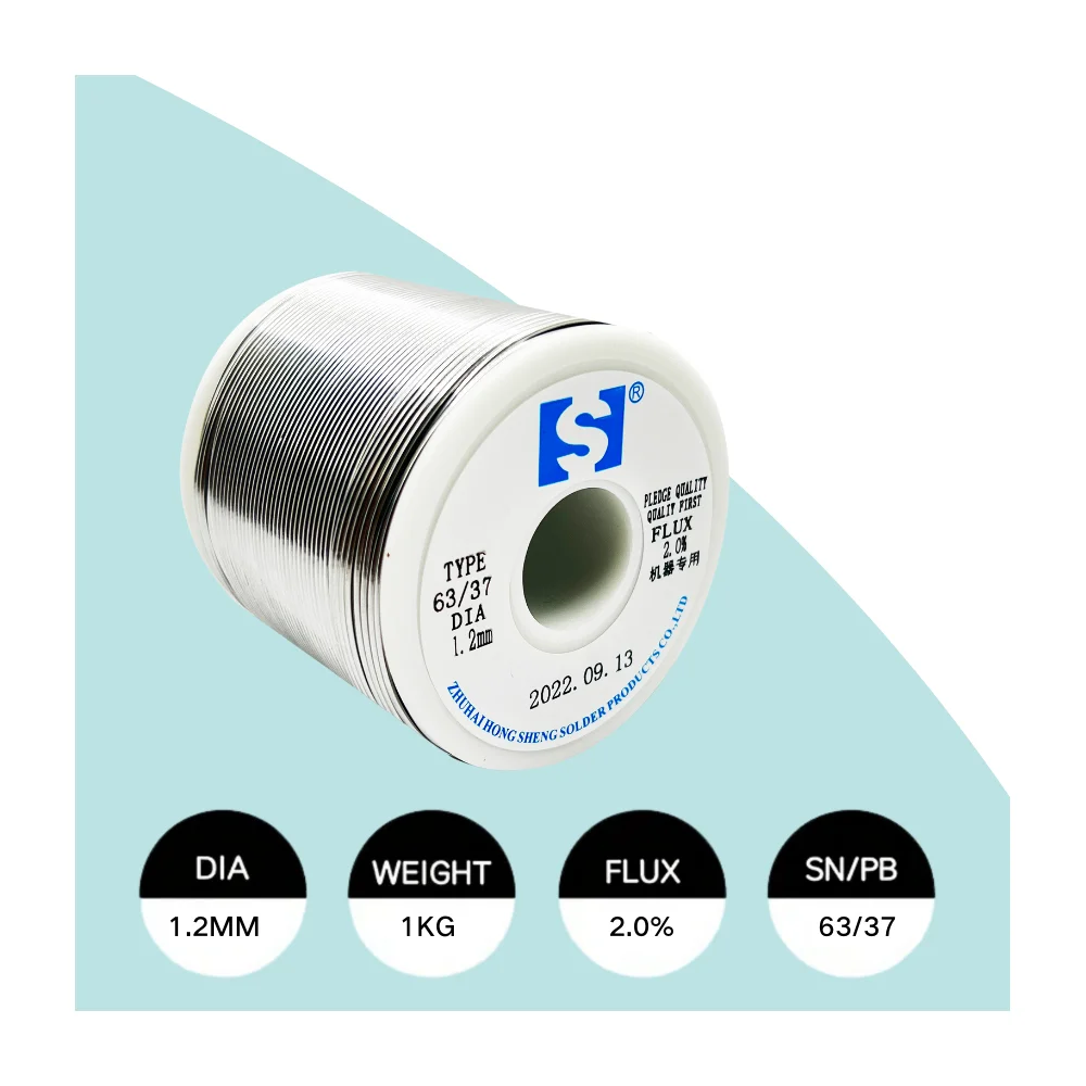 60 40 0.8Mm Tin Core Waterproof Very Little Residue High Active 100G Solder Wire