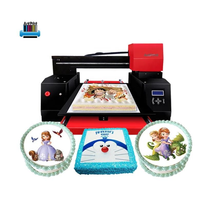 Fast Speed Cake Printer Big Format 6090 Food Printing Machine XP600 Price