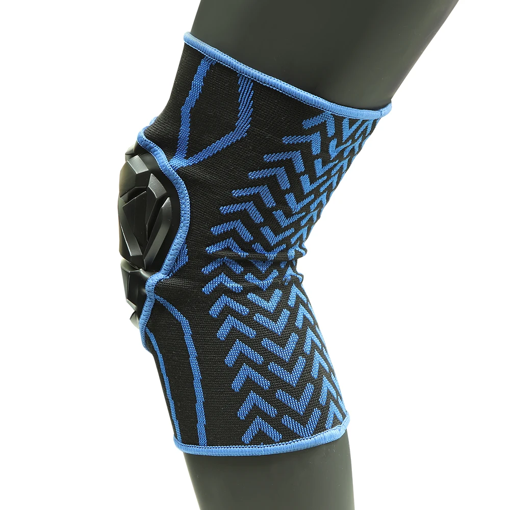 Good Quality Made In China Waterproof Polyester Nylon Jacquard Kneepads With Pu Injection Padded