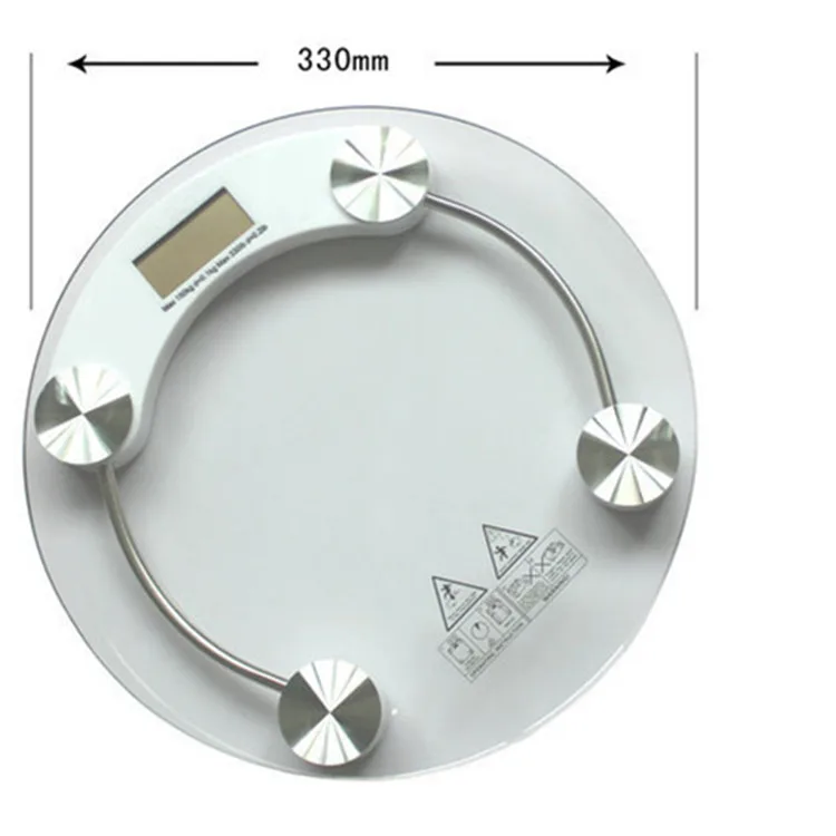 Keep fit glass digital body scale/human weighing scale